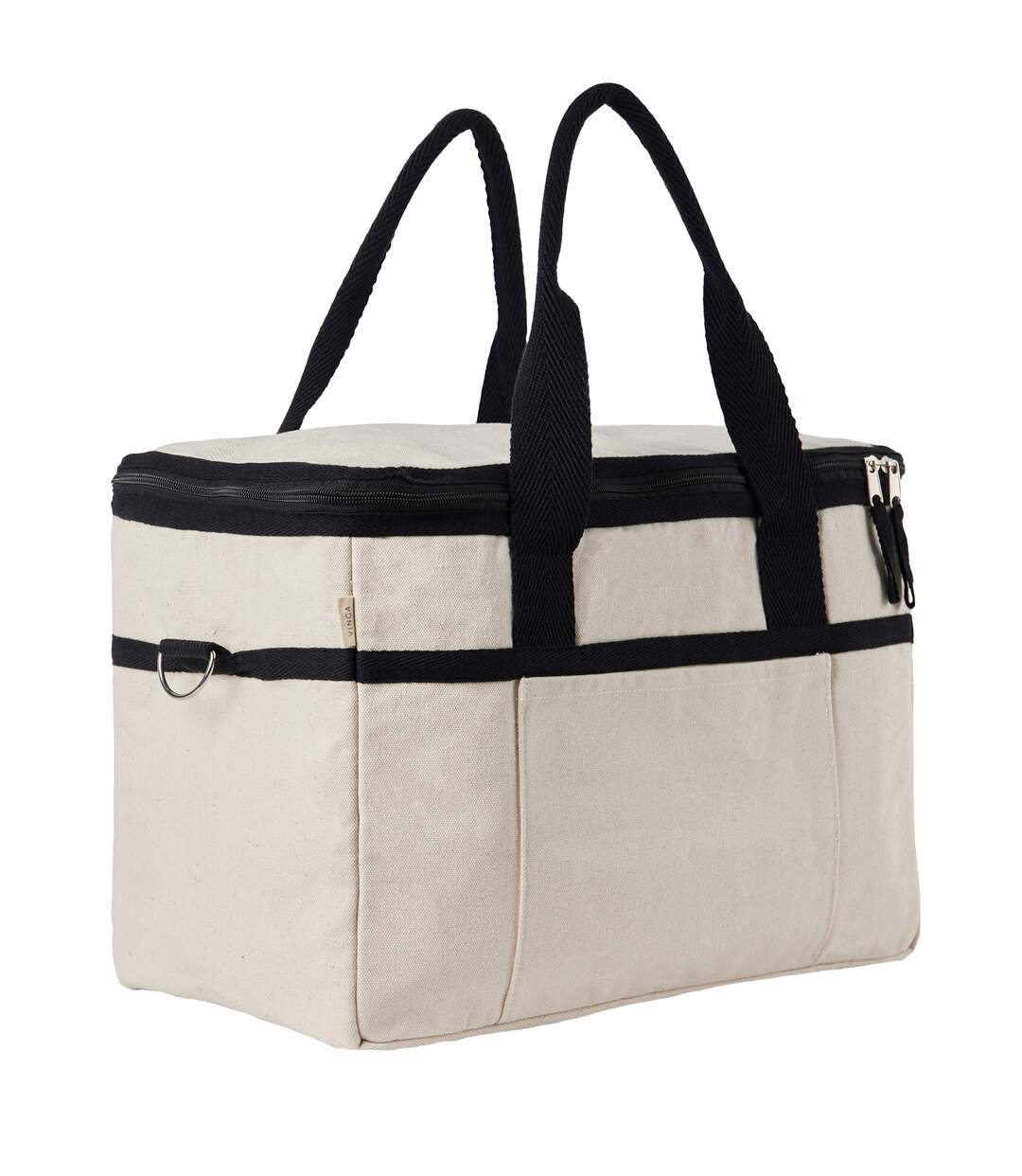 Volonne aware 18l recycled canvas cooler bag 21cm x 28cm x 39cm off white Vinga-3