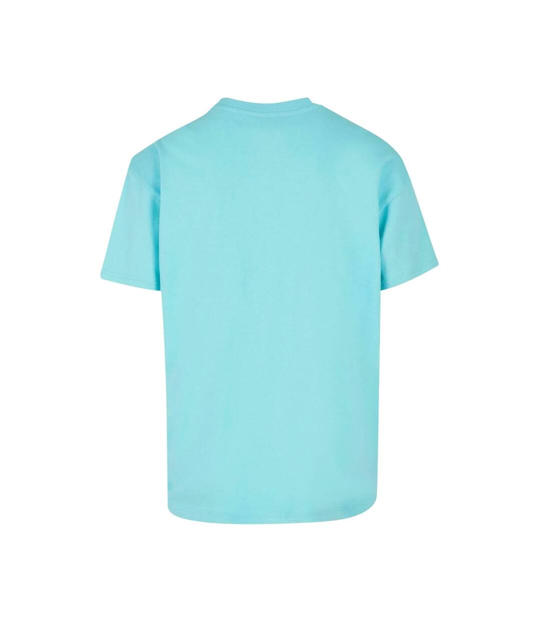 Mens Sip&fly Heavyweight Oversized T-shirt Bleu Béryl Mister Tee-3