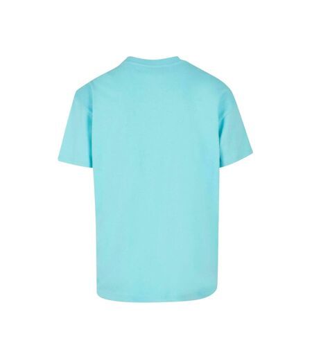Mens Sip&fly Heavyweight Oversized T-shirt Bleu Béryl Mister Tee
