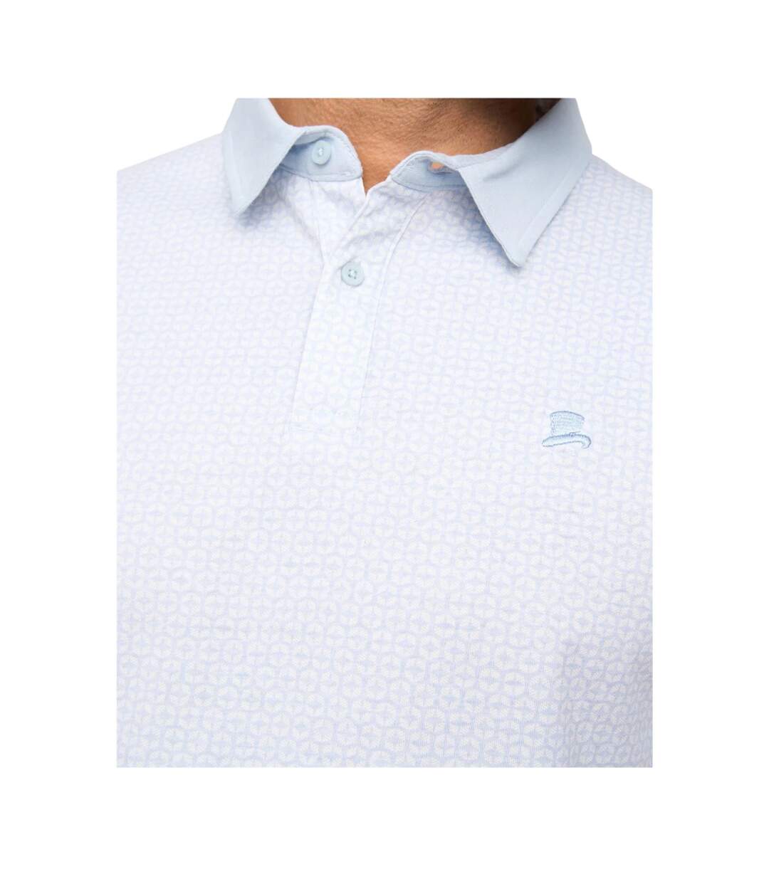 Mens Calvert Polo Shirt Light Grey Bewley & Ritch-4