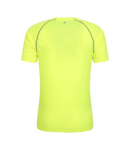 T-shirt aero homme jaune vif Mountain Warehouse