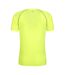 T-shirt aero homme jaune vif Mountain Warehouse