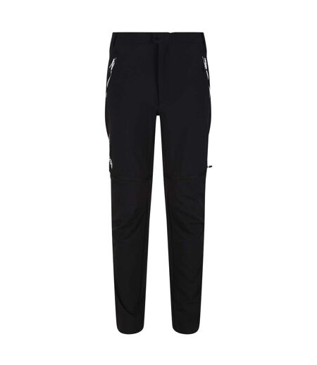 Pantalon À Taille Semi-élastiquée 2-en-1 Mountain Homme Noir Regatta