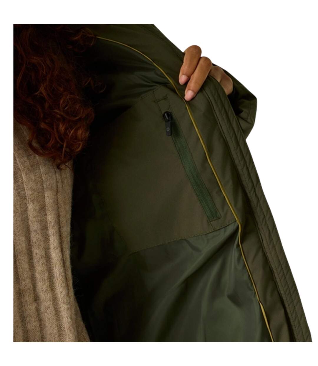 Veste Isolante Yasira Femme Kaki Foncé Regatta-4