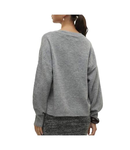 Pull gris femme vero moda jupiter