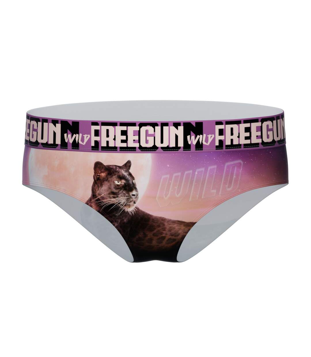 Lot de 4 culottes Femme Wild Animals Freegun-3