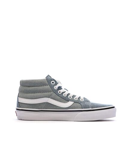 Baskets bleu jean vans mixte vans sk8-mid reissue