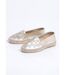 Espadrilles plates cuir perforé semelles corde-3