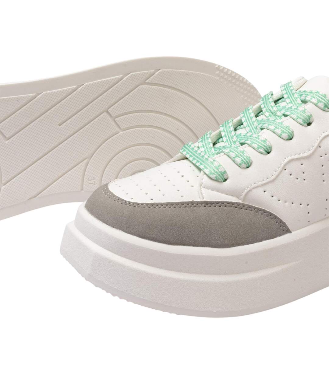 Baskets Décontracté Ari Femme Blanc Gris Kappa-4