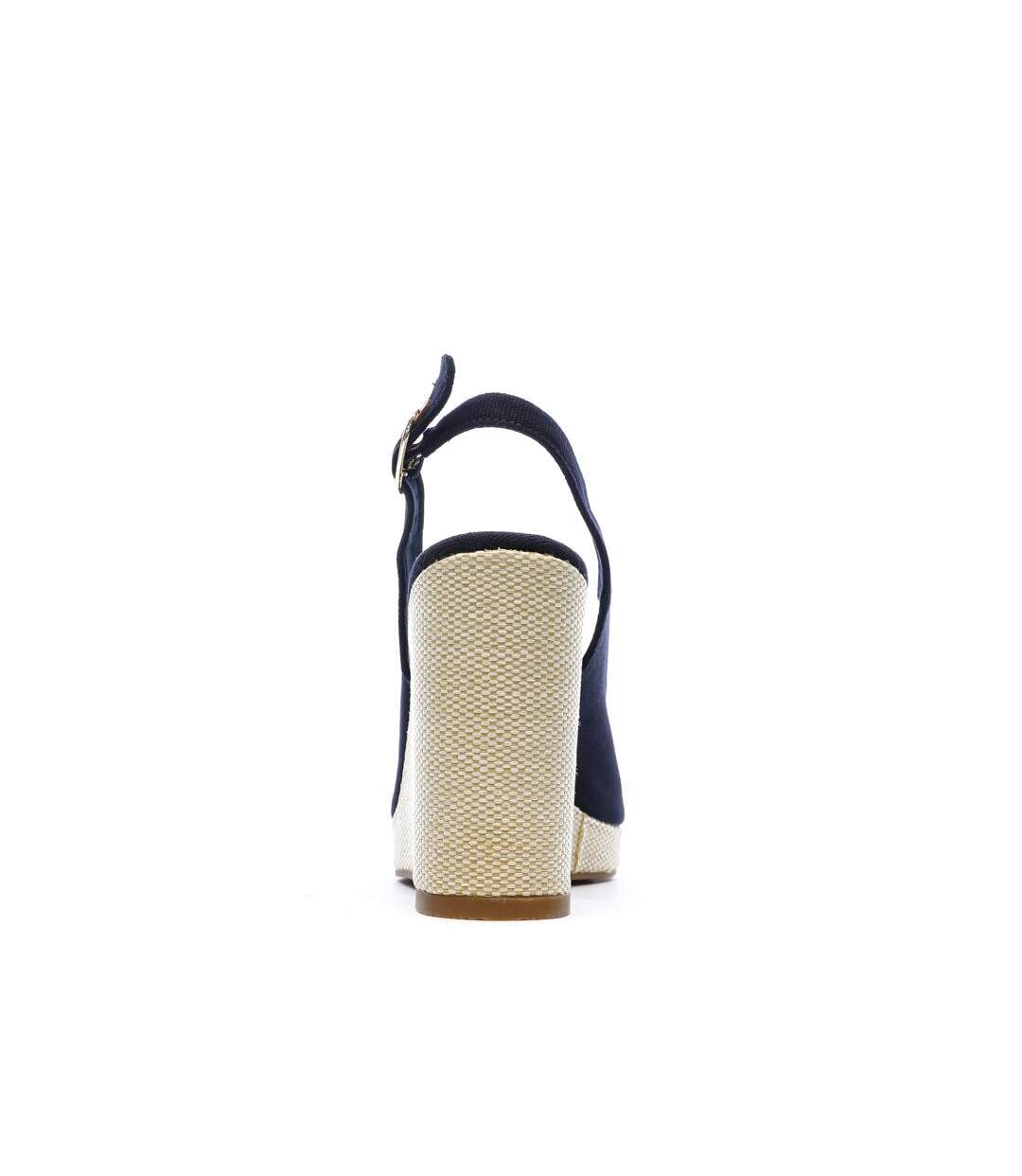 Sandales marine femme tommy hilfiger wedge-3