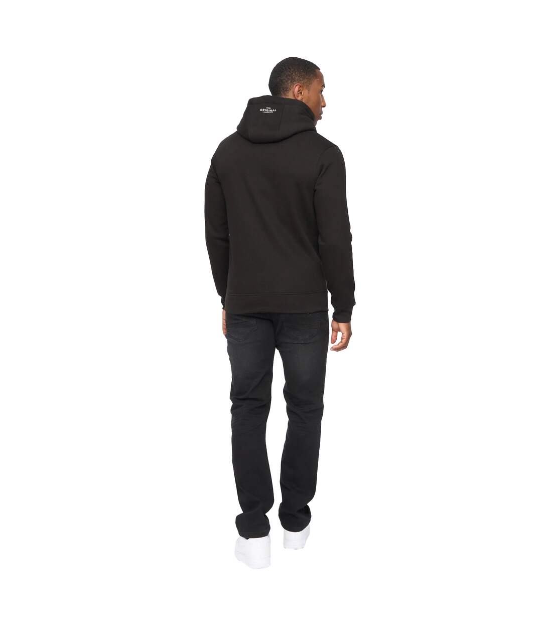 Sweat À Capuche Campbox Homme Noir Crosshatch-3