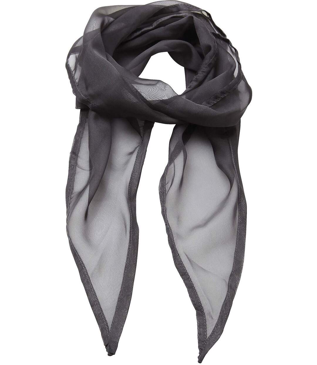 Foulard mousseline - PR740 - gris foncé-2