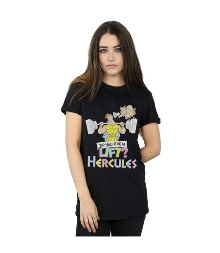 Disney - T-shirt HERCULES DO YOU EVEN LIFT? - Femme (Noir) - UTBI17565