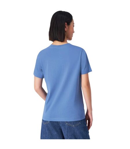T-shirt Manches Courtes Femme Bleu Champion