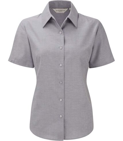 Chemise manches courtes - Femme - RU933F - gris silver