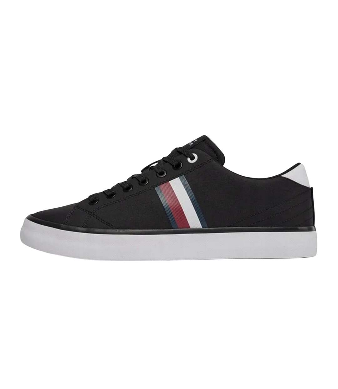 Baskets Style À Rayures Hi Vulc Homme Noir Tommy Hilfiger-3