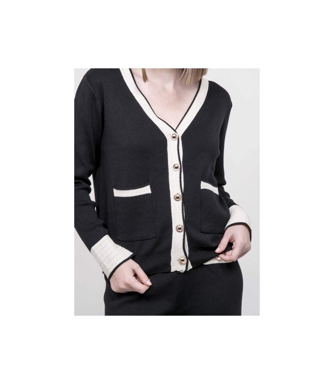 Ensemble pantalon maille ELINE - Dona X Lisa-3