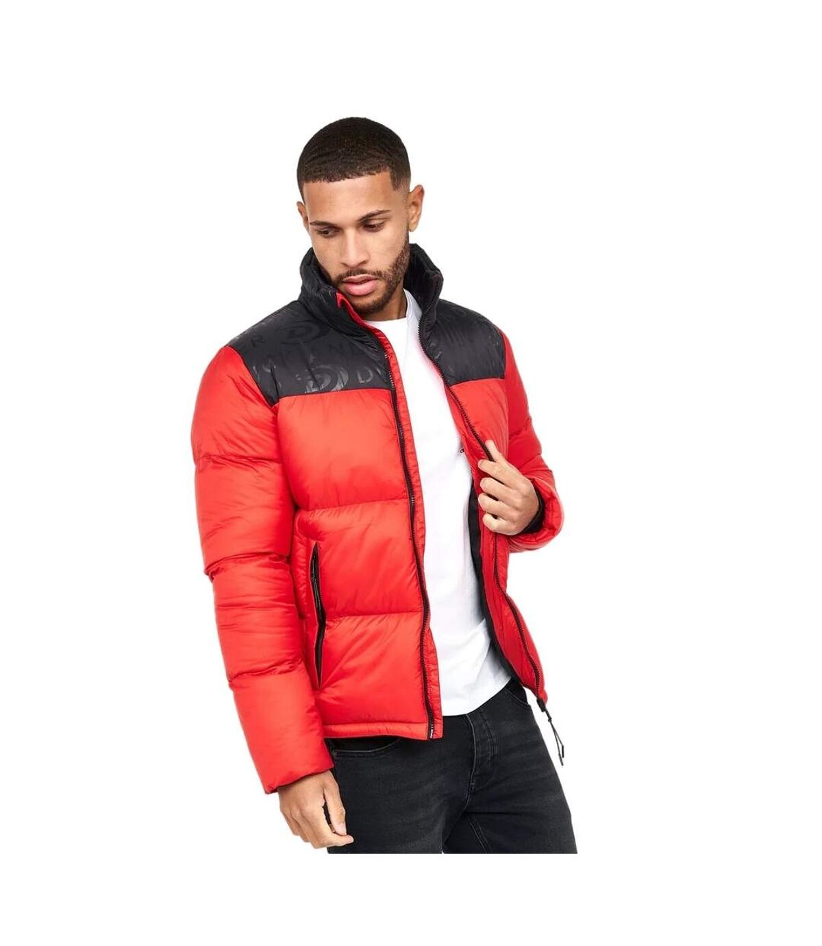 Duck and Cover Mens Synmax 2 Quilted Jacket (Red)