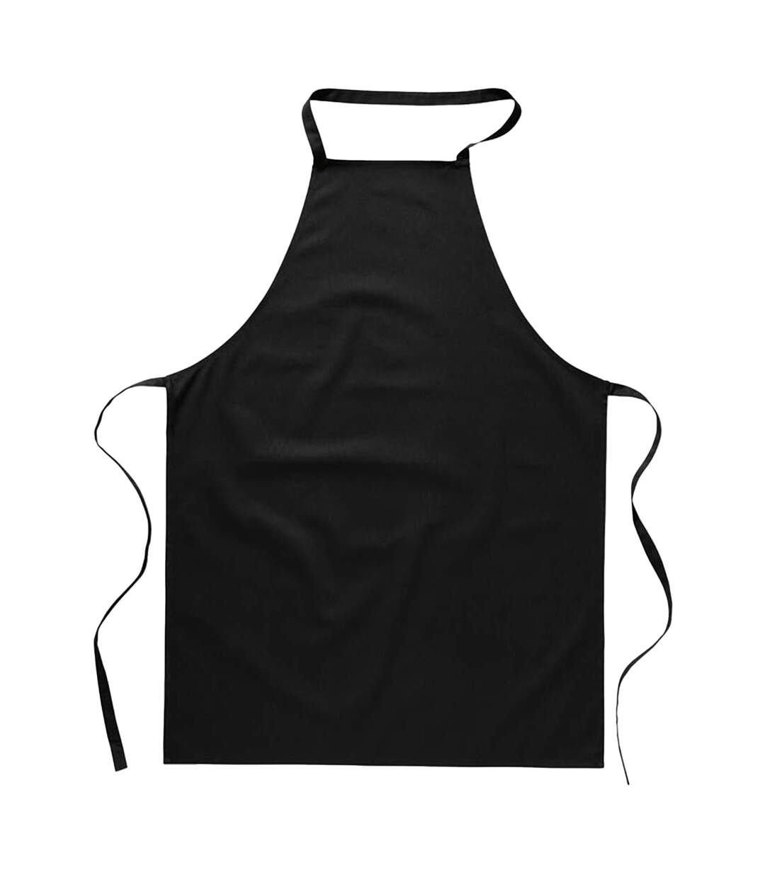 Dennys Ladies/Womens Economy Bib Workwear Apron With Pocket (Black) (UTBC259)-2