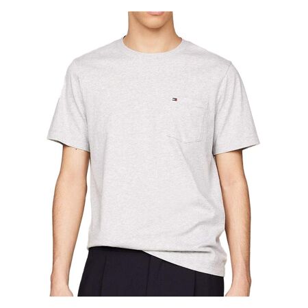 T-shirt Gris Homme Tommy Hilfiger Pocket - L