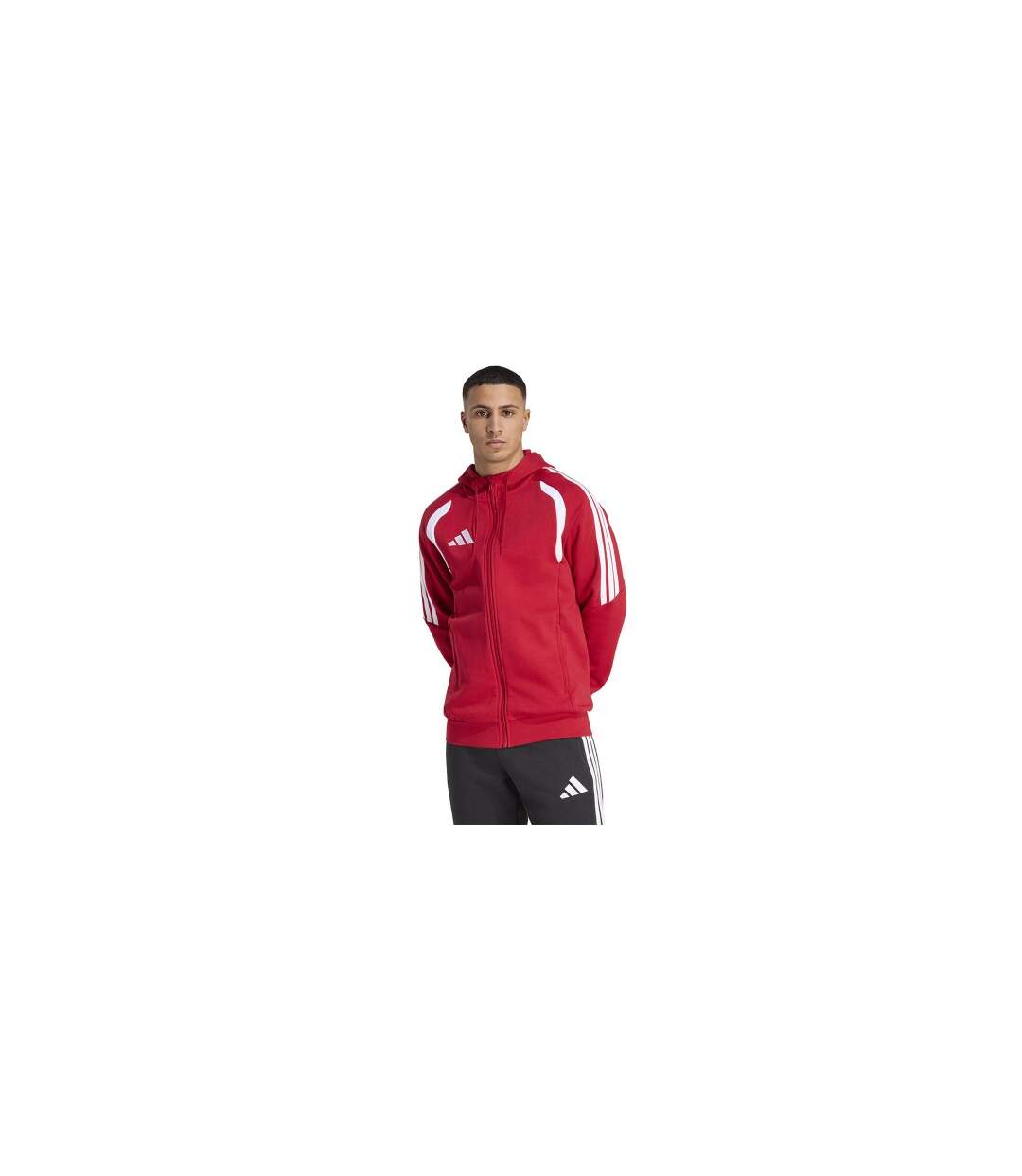 Veste À Capuche Tiro League Homme Rouge Adidas-1