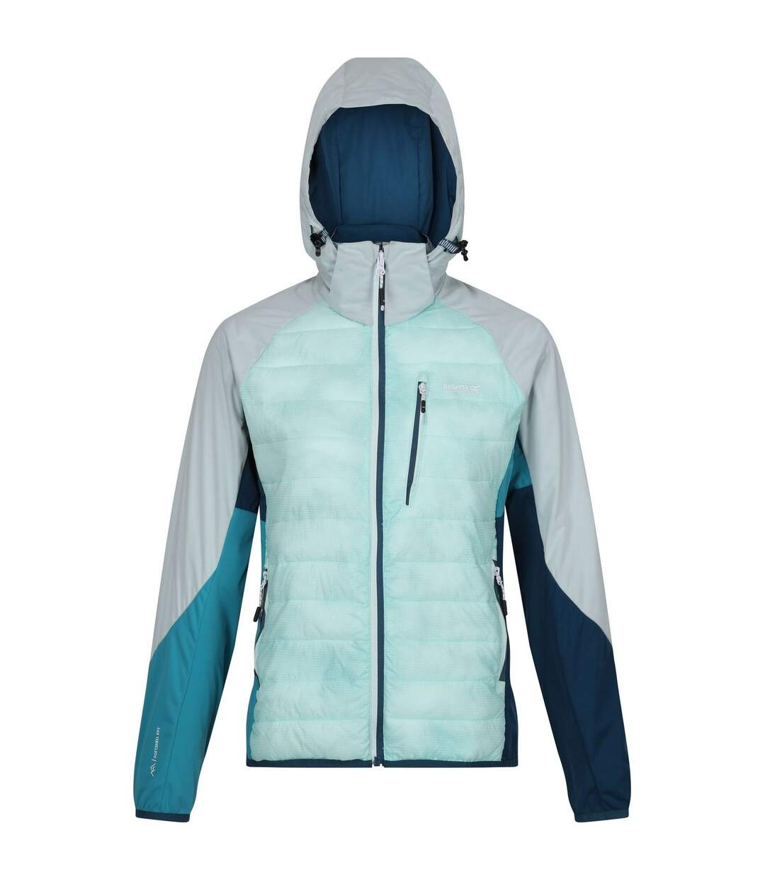 Veste Hybride À Capuche Andreson Pro Femme Turquoise Pâle Turquoise Regatta-1