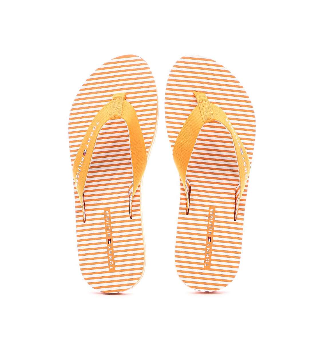 Tongs orange/blanches femme tommy hilfiger ithaca-3