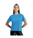 Womens/ladies Ion-charge T-shirt Sapphire TriDri-3