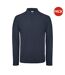 Pack of 2  Id.001 mens long sleeve polo  ultramarine B&C-1