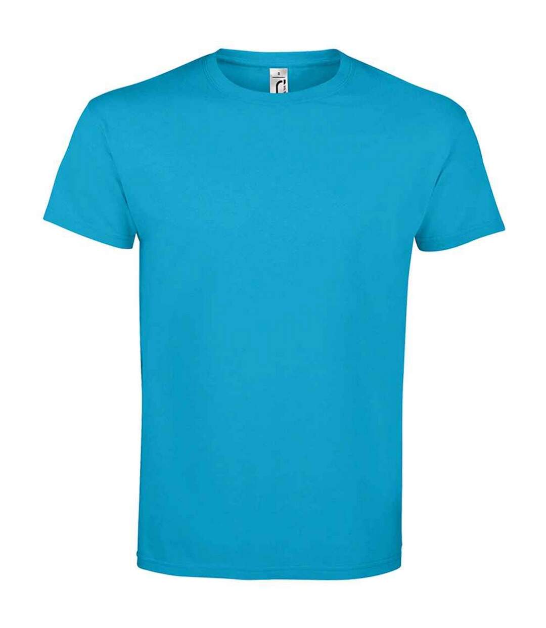 Mens imperial t-shirt aqua SOLS