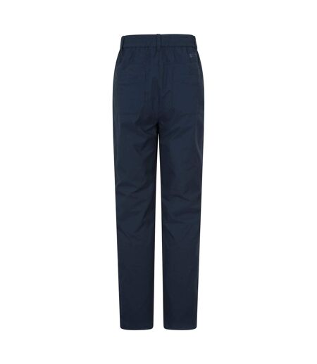 Womens/ladies Delta Fleece Lined Short Winter Trousers Navy Mountain Warehouse