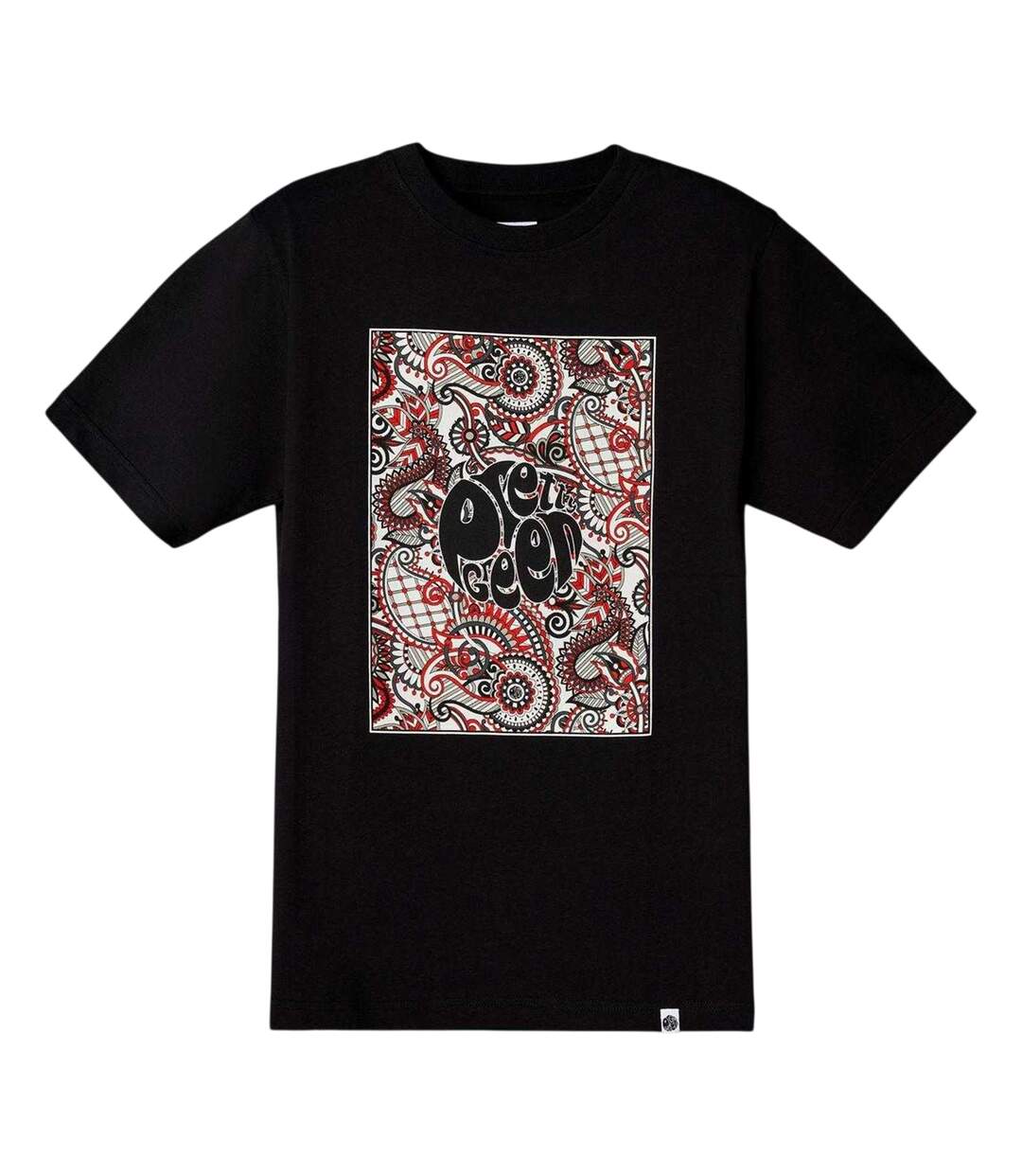 T-shirt Motif/style Logo Rectangulaire Resonance Homme Noir Pretty Green-2