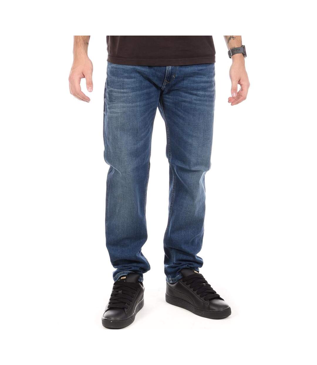 Jean slim bleu homme kaporal dattt-1
