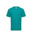Mens Iconic Premium Ringspun Cotton T-shirt Ocean Teal Fruit Of The Loom-2