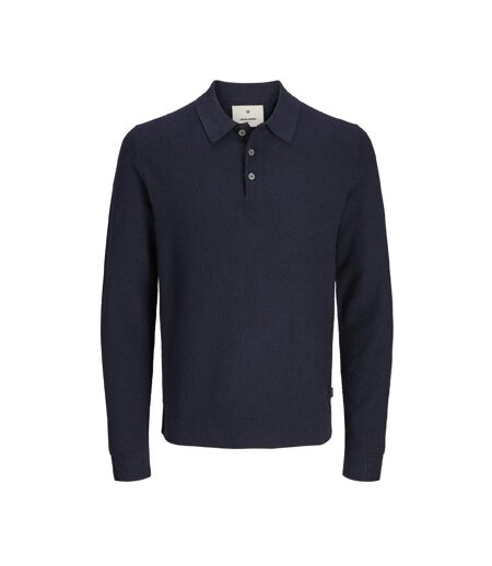 Polo manches longues marine homme jack & jones sandri