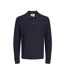 Polo manches longues marine homme jack & jones sandri-1