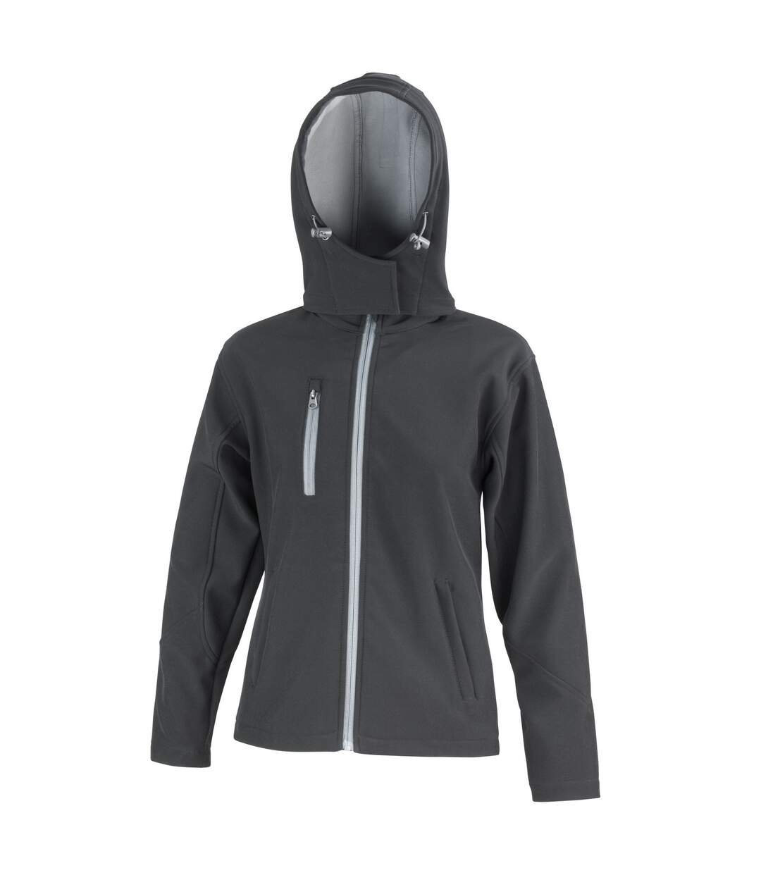 Veste softshell femme noir / gris phoque Result Core