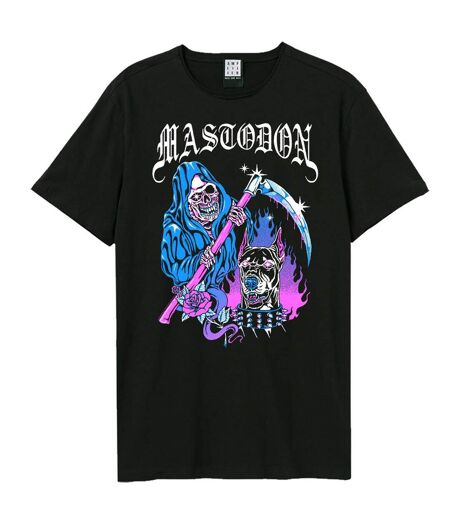 T-shirt Halloween Style Mastodon Death Adulte Noir Amplified