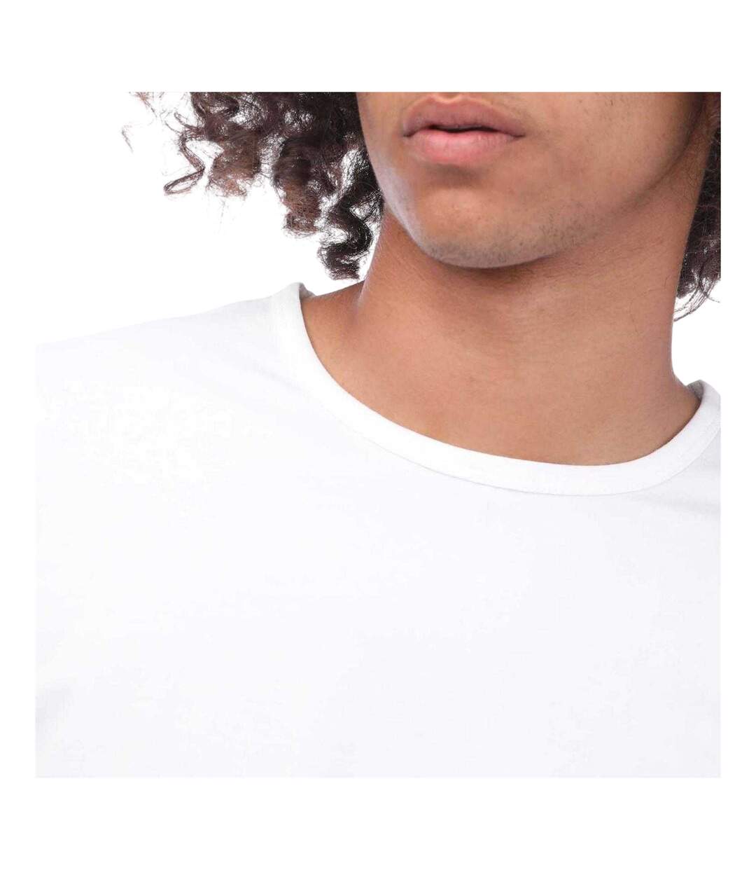 Lot De 2  T-shirts Unis Manches Longues Homme Blanc Bleu Marine Lyle & Scott-3