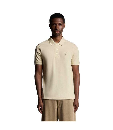 Polo Superfine Homme Beige Lyle & Scott