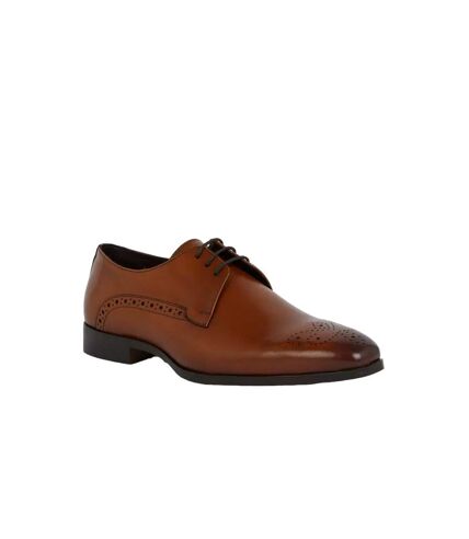 Debenhams Mens Prospect Rose Leather Derby Shoes (Tan) - UTDH6017