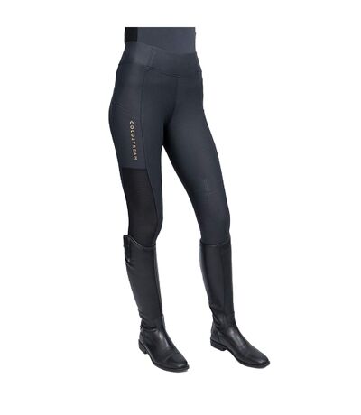 Womens/ladies darnick horse riding tights navy Coldstream