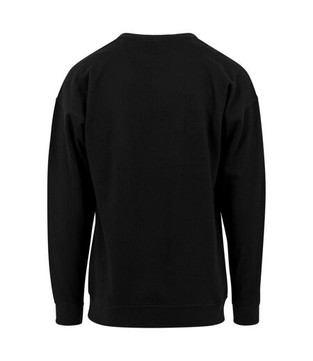Sweat-shirt À Col Ras Du Cou Pour Hommes Noir Build Your Brand