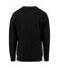 Sweat-shirt À Col Ras Du Cou Pour Hommes Noir Build Your Brand-3