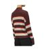 Pull Beige/Bordeaux Femme Object Bright - L