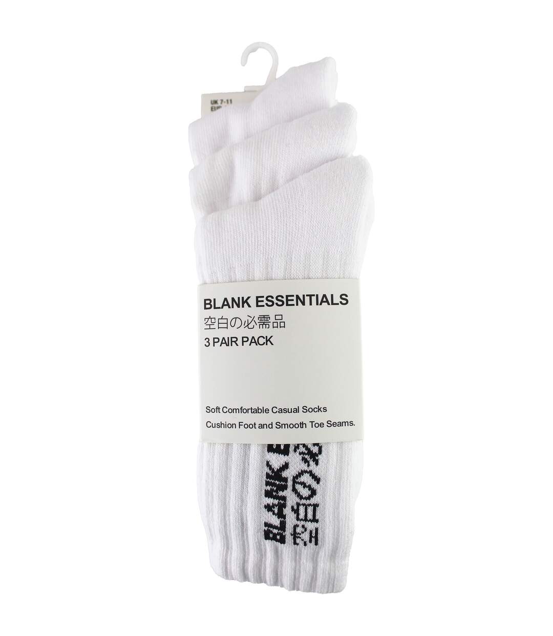 3 paires de chaussettes de sport en coton pour hommes-2