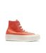Baskets oranges femme converse chuck taylor all star lift-2