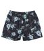 Mens Floral Pattern Swim Shorts Black Quiksilver-2