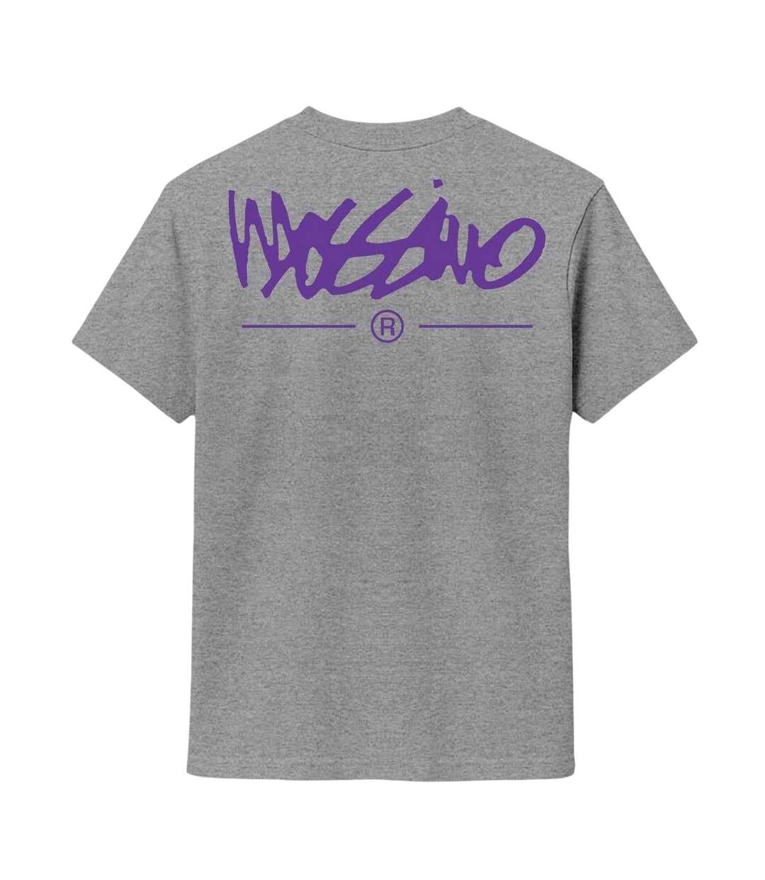 Mens  Crew Neck T-shirt Grey Marl Signature-3