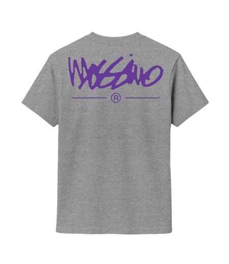 Mens  Crew Neck T-shirt Grey Marl Signature